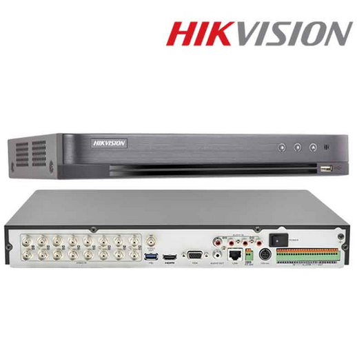 DVR Hikvision de 16ch 16ch IP  4k Acusense DS-7216HUHI-K2